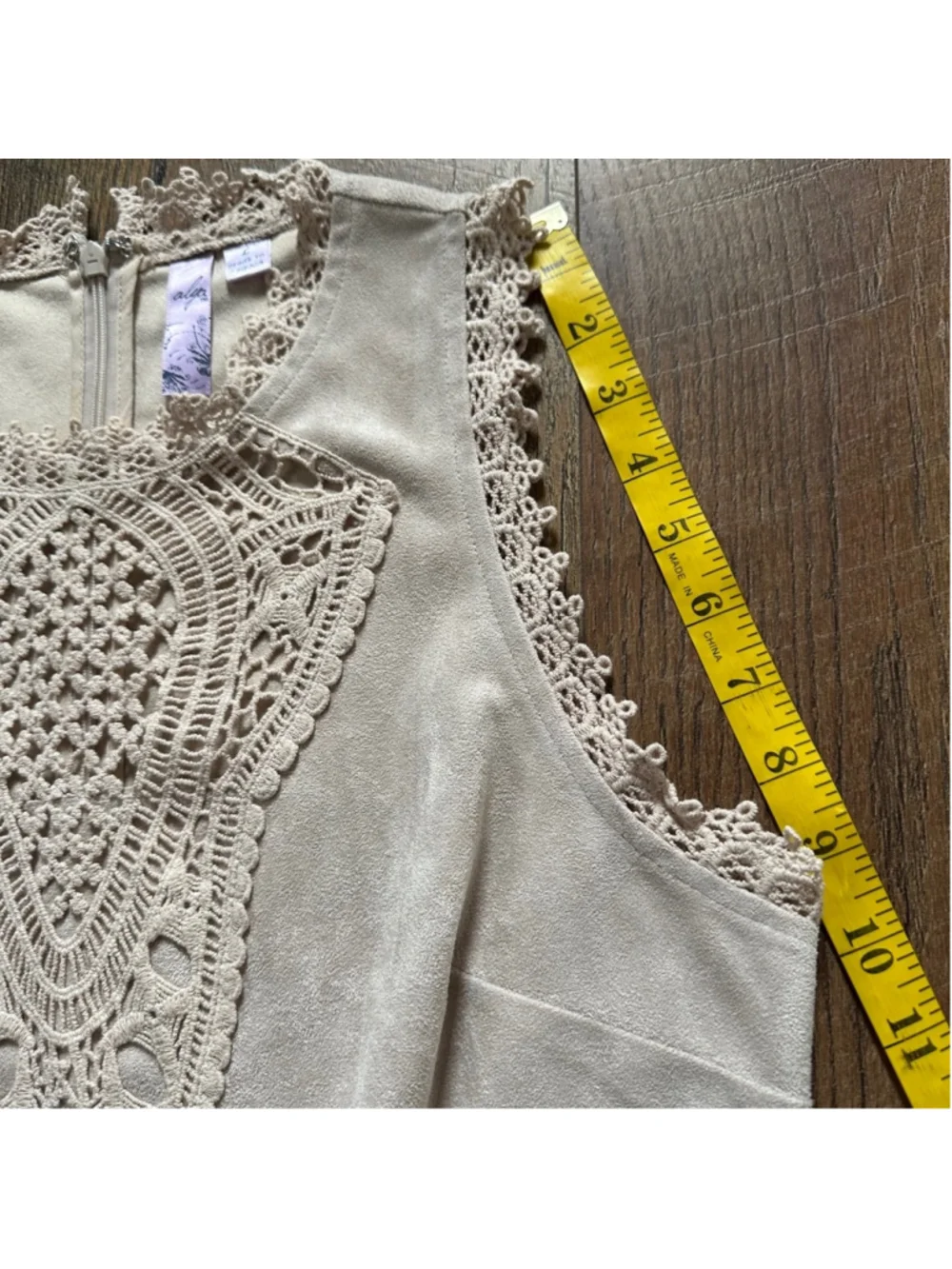 Women's Alya Dress Size L Beige Summer - Picture 5 of 9